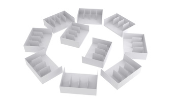 10Stk Endkappe für 4-phasige Phasenschienen 16mm2 Z-16/4F