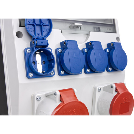 Stromverteiler TD-S/FI 16A 32A 4x230V franz/belg System Doktorvolt DV-6916-F