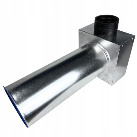 Lüftungsverteiler Verteilerkasten 1x75 Ø125 Wohnraumlüftung Luftverteiler E-KSR-1x75/125-OC