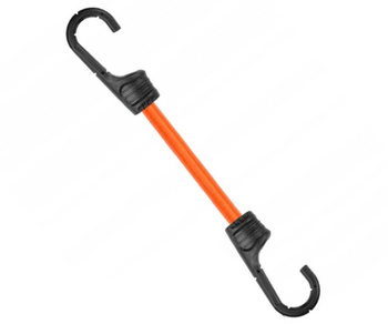 Set 2 x Spanngummi mit metall PVC Haken 0,8x80cm Bradas BCH2-08080OR-B