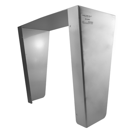 Wetterschutz 38x44x18 cm Dach Edelstahl Regenschutz Aufputz Doktorvolt DV-5602