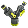 Y-Stück 3/4"- 1/2" mit 2 Ventilen LIME LINE BRADAS LE-02221K