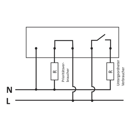 Prioritätsrelais Relais mit Einstellbereich 2÷15A F&F PR-602