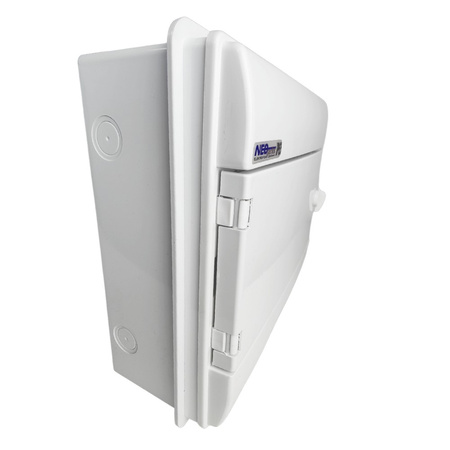 Elektro-Plast Verteilerkasten Unterputz Sicherungskasten 12 Module 1-reihig IP65 RHp-12/B 36.119