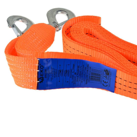 Abschleppseil 3Tx4M mit Sicherheitshaken Zugseil Abschlepp G02390