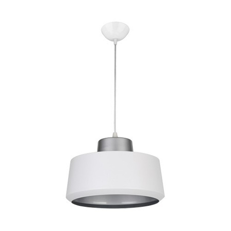 Pendelleuchte E27 PAULA WHITE/SILVER Strühm 03269