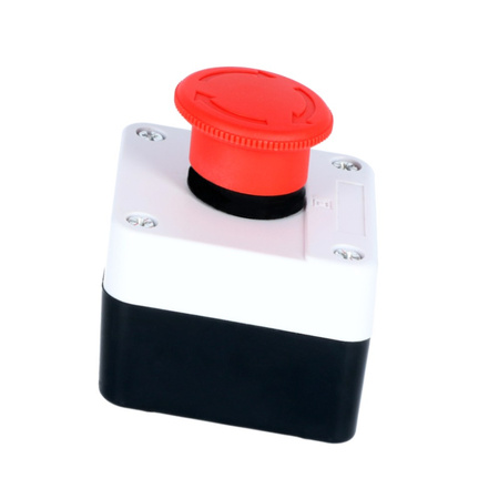 Notausschalter STOP 10/6A 230V Notaus mit Gehäuse IP65 DV-0065