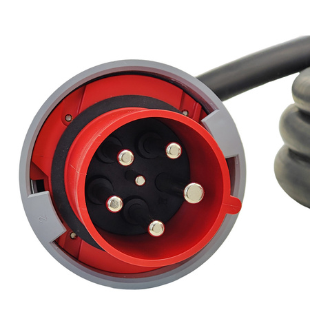 CEE Verlängerungskabel Kabel 10m 63A IP67 Starkstromkabel 5x16mm2 PCE Doktorvolt® DV-4759-CEE-63