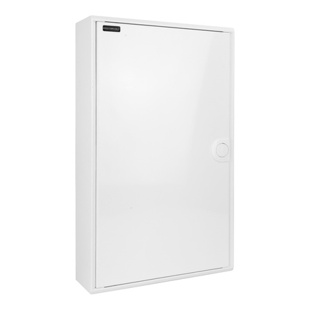 Sicherungskasten Aufputz Verteilerkasten 3-reihig 36 Module 14xMCB 2xRCCB VDE verdrahtet Verteilerschrank mit Sicherungen 515x305x96,5mm Hager Hohlwand Verteiler Abzweigklemmen Doktorvolt  DV-6333-NT