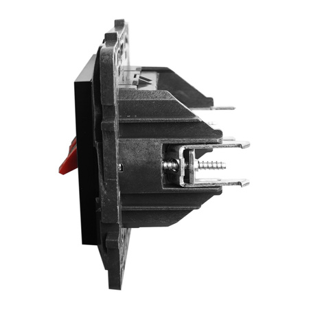 Doppelte Lautsprechersteckdose schwarz Niloe Step 863586