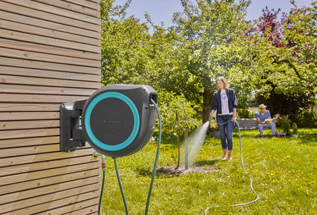 Gardena Schlauchaufroller Schlauchbox RollUp L Gartenschlauch 30m 18625-20