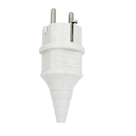 Mennekes Typ 10749 Schuko Stecker 230V Schraubkontakt Stromstecker Schukostecker IP44 Netzstecker 4780