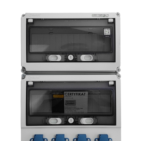 Stromverteiler eXT 32A 16A 12x230V Baustromverteiler Doktorvolt DV-2308-D