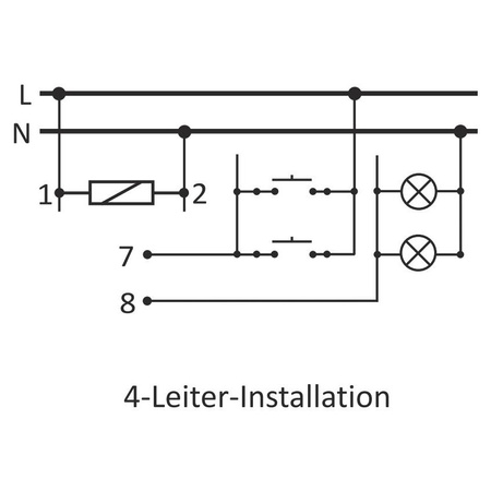 Treppenhausautomat Treppenlichtzeitschalter Zeitrelais Ausschaltzeit Warnfunktion F&F AS-222T