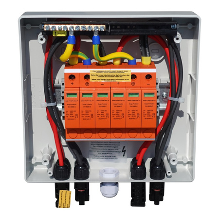 Solar Anschlusskasten Photovoltaik 1000V DC 2-String Überspannungsschutz Doktorvolt DV-9474-FOT-258-DC