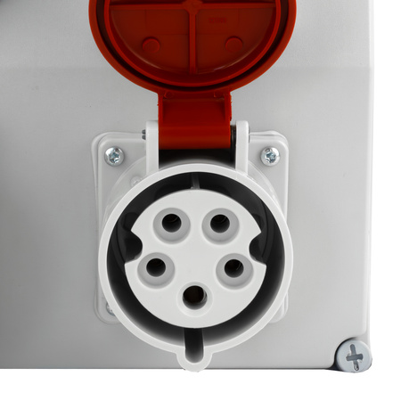 Stromverteiler 63A 32A 16A CEE 2x230V eXT-S/FI Baustromverteiler mit Mennekes Steckdosen Doktorvolt DV-0847-D