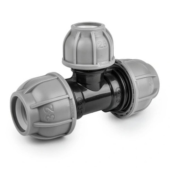T-Stück für PE Rohr 32 / 20 / 32 mm Verbinder PN10 BRADAS DSRA10T3220