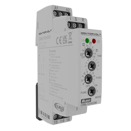 Zeitrelais mit drei Steuereingängen ELKO CRM-131H/UNI