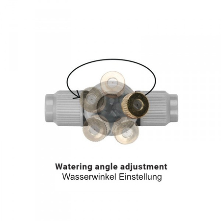 Gartenwassernebel 7,5m WHITE LINE BRADAS WL-Z1007