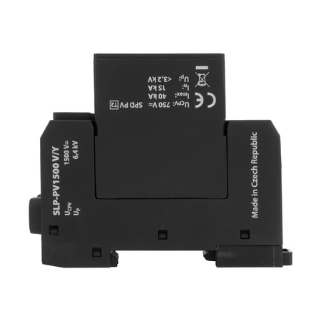 PV-Überspannungsableiter Typ 2 40kA SLP-PV1500 V/Y bis 1500V DC für Hutschiene Überspannungsschutz Blitzschutz Photovoltaik Varistortechnologie A04304