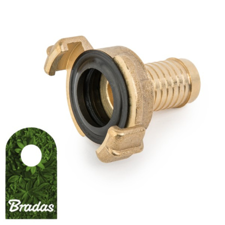 Geka-System Schnellkupplung Schlauchtülle Klauenkupplung 1" 25mm Messing BRADAS BR-GK104