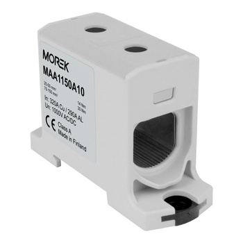 Hauptleitungsklemme Verteilerblock 25-150mm2 grau OTL 150 Morek MAA1150A10