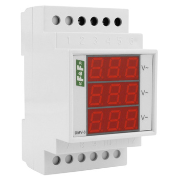 3-Phasige Digitale Spannungsanzeiger Spannungsanzeige F&F DMV-3