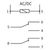 Zeitrelais mit Energie Aufrechterhaltung nach dem Stromausfall Multifunktionsrelais Wächter PCU-504UNI F&F 8503