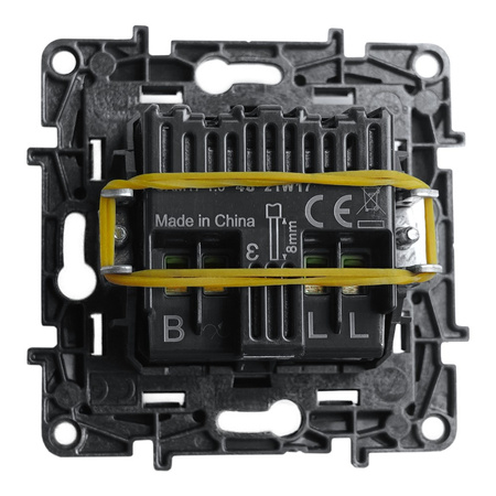 Drehdimmer 2-Leiter schwarz Niloe Step 863552