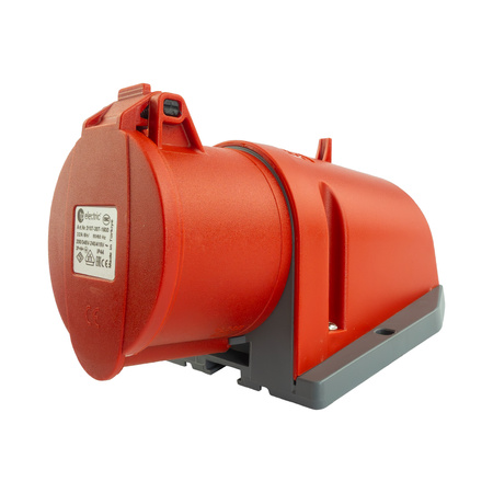 Wandsteckdose CEE Aufputz Kombi Steckdose 5P 32A IP44 400V VDE TP Electric 3107-307-1600