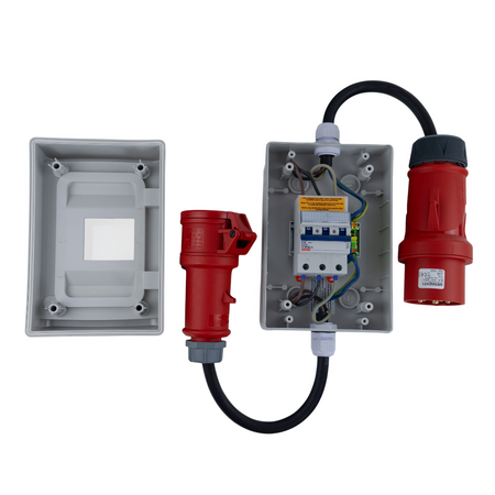 Sicherheitsübergangsadapter 1m 32A/5 auf 16A/5P C16A DV-2106-AZ-32/16A