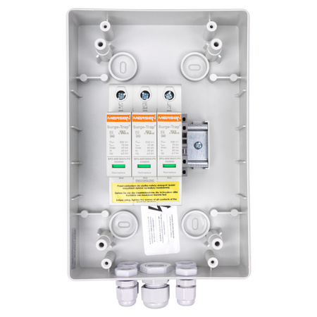 Solar Anschlusskasten PV DC 1000V 1x T2 Mersen 1-String PG Doktorvolt DV-4340-FOT