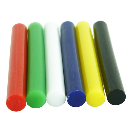 Heißklebesticks Klebepartonen bunt 11mm 12 Stück G20115