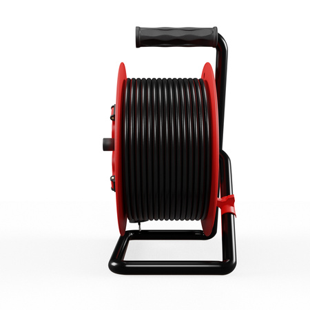 Kabeltrommel 40m 4× 230 V Schuko 3×1,5 H05RR-F Professional Line W-97905