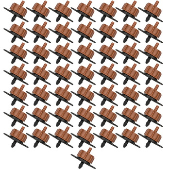 50x Tropfer mit Strömungslabyrinth 8l/h Außgang 4mm Micro Bewässerung DSE-TOD08-50