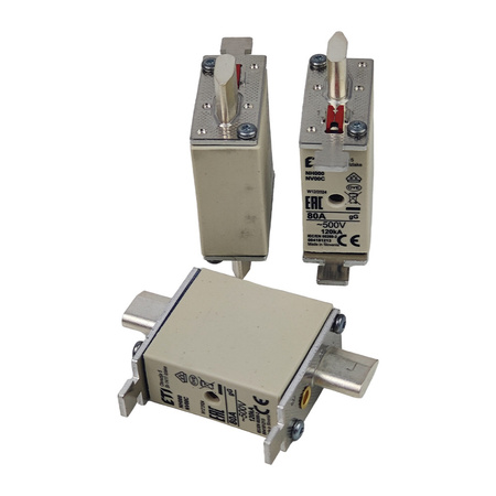 Schmelzeinsatz NH000 WT-00C KOMBI Sicherung 80A ETI Hochwertige NH-Sicherung 004181213