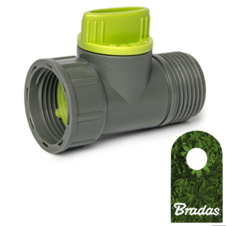 Hahnstück Wasserventil Garten 3/4" Gewinde Ventil LIME LINE BRADAS LE-2232