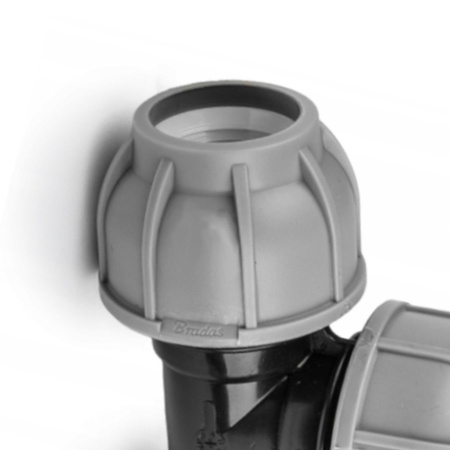 T-Stück für PE Rohr 32 / 25 / 32 mm Verbinder PN10 BRADAS DSRA10T3225