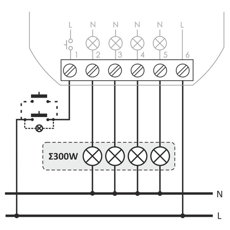 Lichtdimmer Dimmschalter f.Beleuchtung mit "Memory" Tastdimmer F&F SCO-802