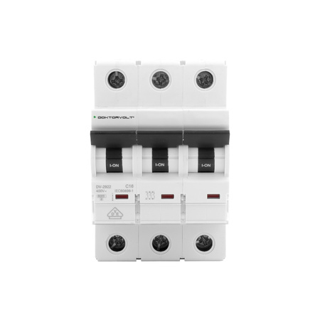 Leitungsschutzschalter MCB 6kA 3P 16A VDE C16A LS-Schalter Doktorvolt DV-2922