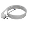Anschlusskabel 4m mit Winkelstecker Uni-Schuko 250V 16A 3x1,5 mm² OMY PP-50 Weiß W-97183