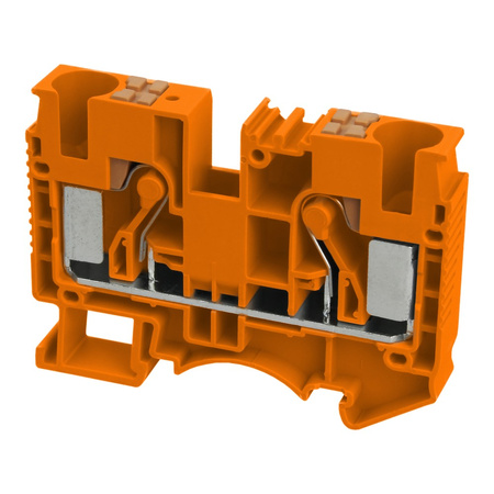 Reihenklemme 10mm2 Durchgangsklemme Orange UL DS10-01P-15-00A(H)