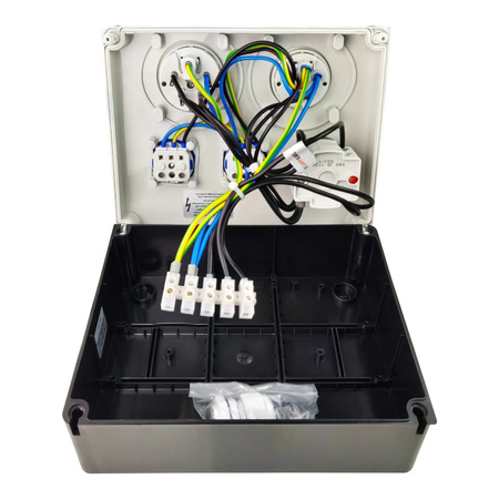 Stromverteiler FRED 32A 16A 2x230V Nockenschalter 0-1 Doktorvolt® DV-9610-D