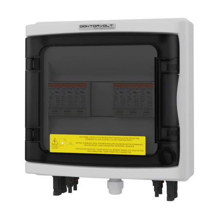 Solar Anschlusskasten Photovoltaik DC 1000V T1 T2 2-String Doktorvolt DV-4616-FOT