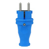 Gummistecker 16A 230V Stecker blau 3101-301-0900