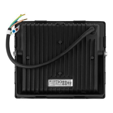 LED Außenstrahler 50W GTV Flutlicht schwarz IP65 Außenwandstrahler 4000lm GT-GCX50W-40