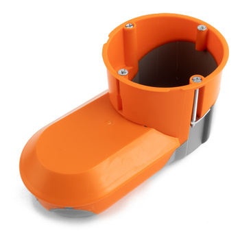 F-tronic Unterputzdose 10 Stück Elektronikdose winddicht Hohlwanddose 68 mm orange VDE 735 E5000