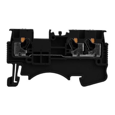 Reihenklemme 1.5mm2 3 Leiter Durchgangsklemme 1P Schwarz DS1.5-TW-01P-13-00A(