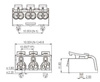 Lüsterklemme Leuchtenklemme 5-polig mit Hebel 0.75-2.5mm2 450V VDE DGN 3787