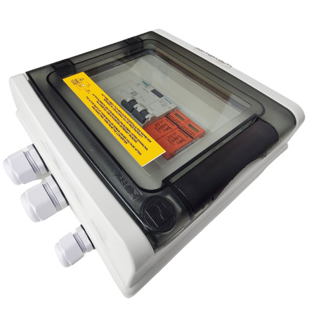 Doktorvolt Solar Anschlusskasten Photovoltaik AC SIEMENS 1P C20A 25A 300mA Überspannungsschutz T1 T2 DV-0720-FOT